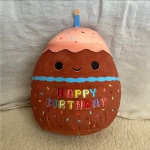 Hanina the Chocolate Birthday Cupcake Squishmallow 8” BNWT